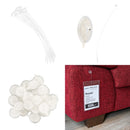 GERGEL® Klebeknöpfe zum Abdrehen Transparent-5