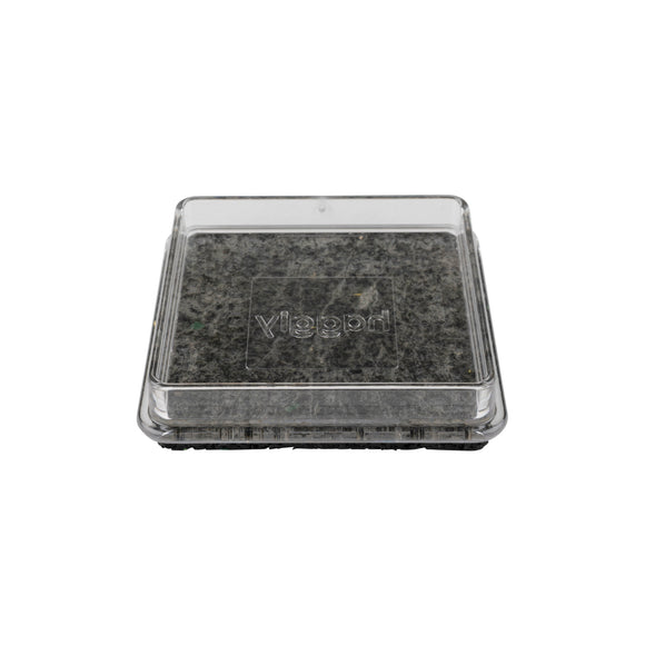 Furniture coasters - "PREMIUM" - transparent, square | inside 60x60 mm | outside 70x70 mm (4 pcs.) 