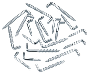 Slotted screw hooks (25 pieces)