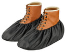 Reusable textile overshoes with non-slip sole (1 pair) -1