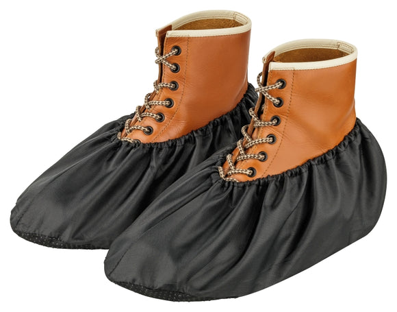 Reusable textile overshoes with non-slip sole (1 pair) 