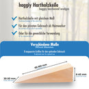 Hardwood wedges made of natural beech -3