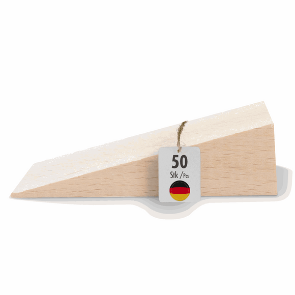 Hardwood wedges made of natural beech 