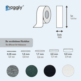 Filzstreifen sebstklebend - 0