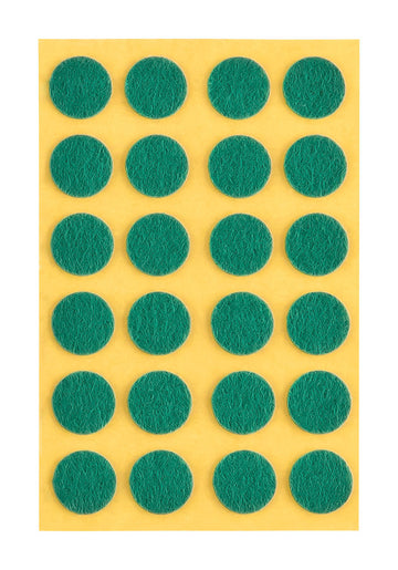 Self-adhesive felt gliders - round (single strips) 