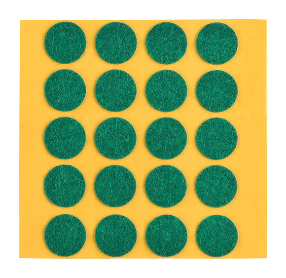 Self-adhesive felt gliders - round (single strips) 