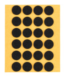 Self-adhesive felt gliders - round (single strips) -8