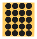 Self-adhesive felt gliders - round (single strips) -10