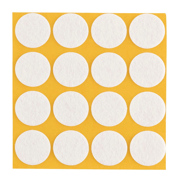 Self-adhesive felt gliders - round (single strips) 