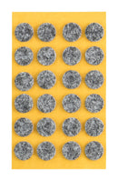 Self-adhesive felt gliders - round (single strips) -17