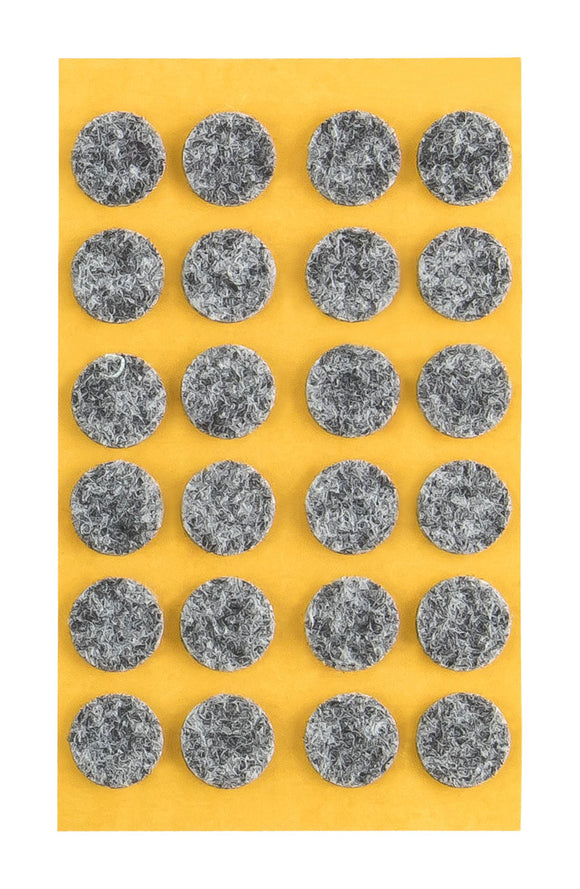 Self-adhesive felt gliders - round (single strips) 