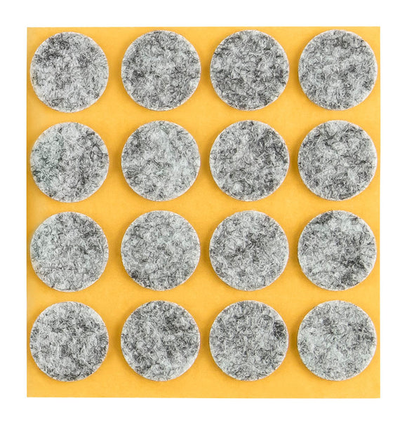 Self-adhesive felt gliders - round (single strips) 