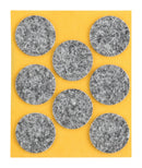 Self-adhesive felt gliders - round (single strips) -22