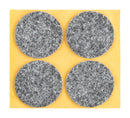 Self-adhesive felt gliders - round (single strips) -24