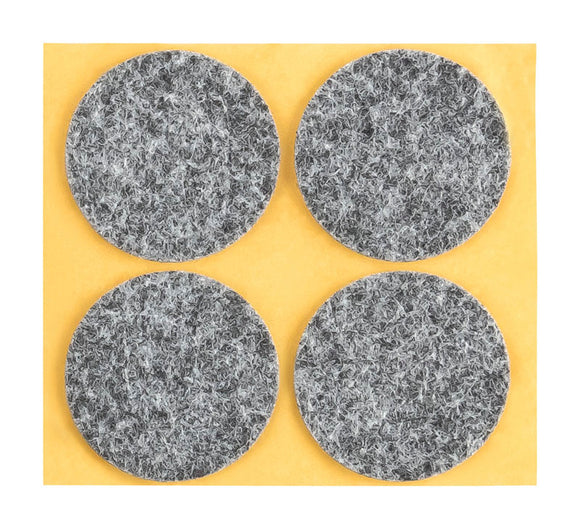 Self-adhesive felt gliders - round (single strips) 