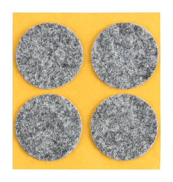 Self-adhesive felt gliders - round (single strips) 