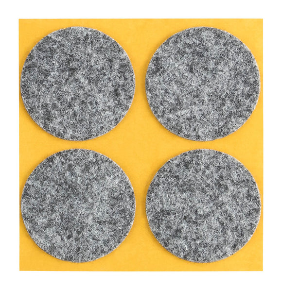 Self-adhesive felt gliders - round (single strips) 