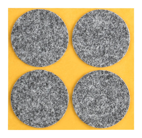 Self-adhesive felt gliders - round (single strips) 