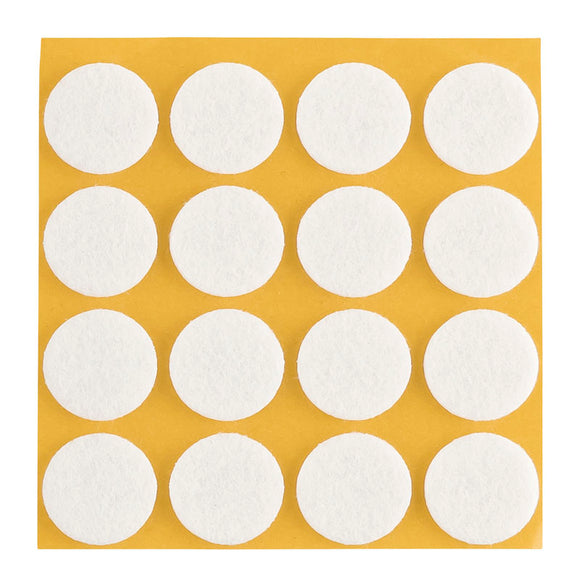 Self-adhesive felt gliders - round (single strips) 