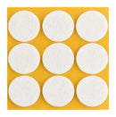 Self-adhesive felt gliders - round (single strips) -36