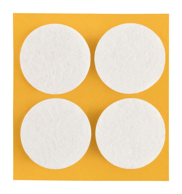 Self-adhesive felt gliders - round (single strips) 