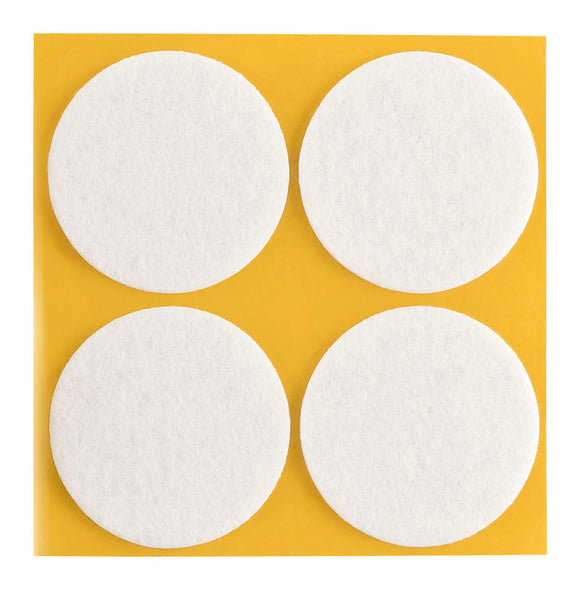 Self-adhesive felt gliders - round (single strips) 