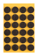 Self-adhesive felt gliders - round (single strips) -44