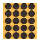 Self-adhesive felt gliders - round (single strips) -45