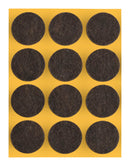 Self-adhesive felt gliders - round (single strips) -49