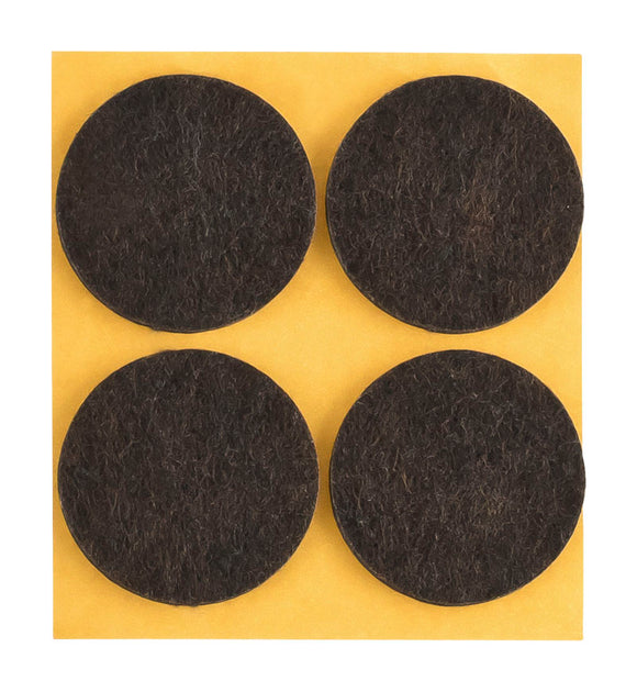 Self-adhesive felt gliders - round (single strips) 