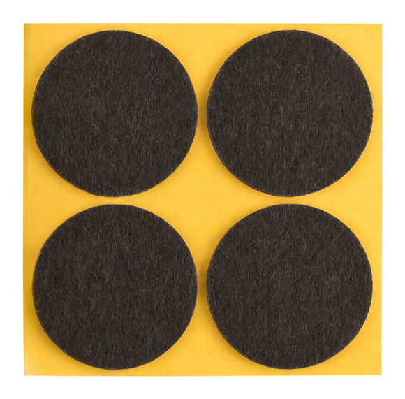 Self-adhesive felt gliders - round (single strips) 