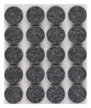 Self-adhesive felt gliders - round (single strips) -58
