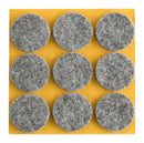 Self-adhesive felt gliders - round (single strips) -62