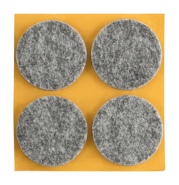 Self-adhesive felt gliders - round (single strips) 