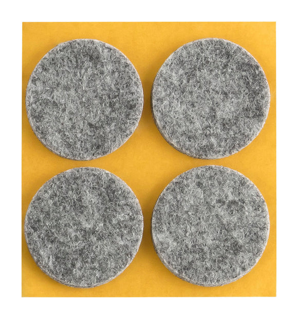 Self-adhesive felt gliders - round (single strips) 