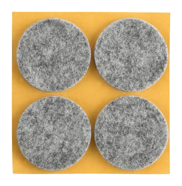 Self-adhesive felt gliders - round (single strips) 