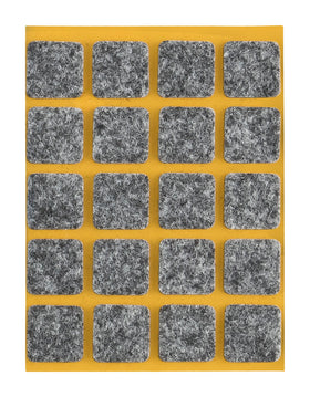 Filzgleiter selbstklebend - eckig (Einzelstreifen)