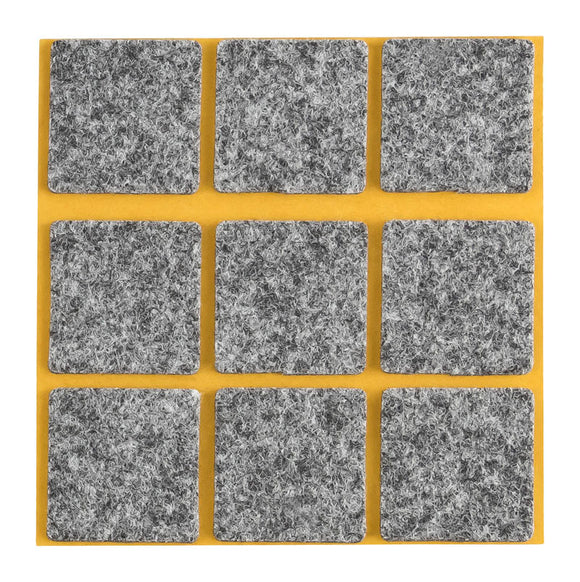 Self-adhesive felt gliders - square (single strips) 