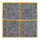 Self-adhesive felt gliders - square (single strips) -10