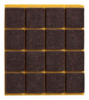 Self-adhesive felt gliders - square (single strips) -14