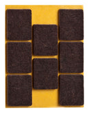 Self-adhesive felt gliders - square (single strips) -21