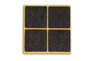 Self-adhesive felt gliders - square (single strips) -23