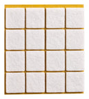 Self-adhesive felt gliders - square (single strips) -27