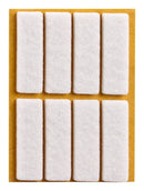 Self-adhesive felt gliders - square (single strips) -26