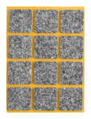Self-adhesive felt gliders - square (single strips) -40