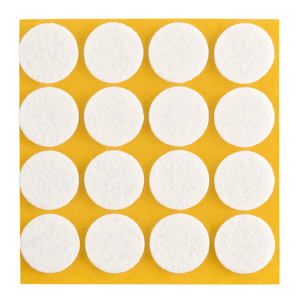 Self-adhesive felt gliders - round (single strips) 