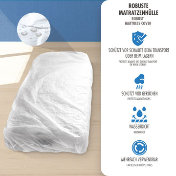 Mattress covers individually folded, tear-resistant - 0