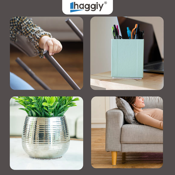 Self-adhesive felt gliders - round (bulk pack) 