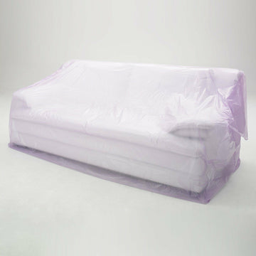 Furniture cover folded individually 