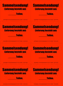 Information labels, signal red, 99 x 69 mm | 200 pcs.-5